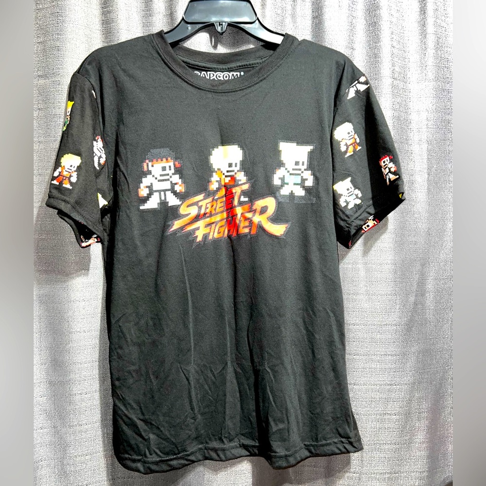 Street Fighter Pixel Shirt NWOT